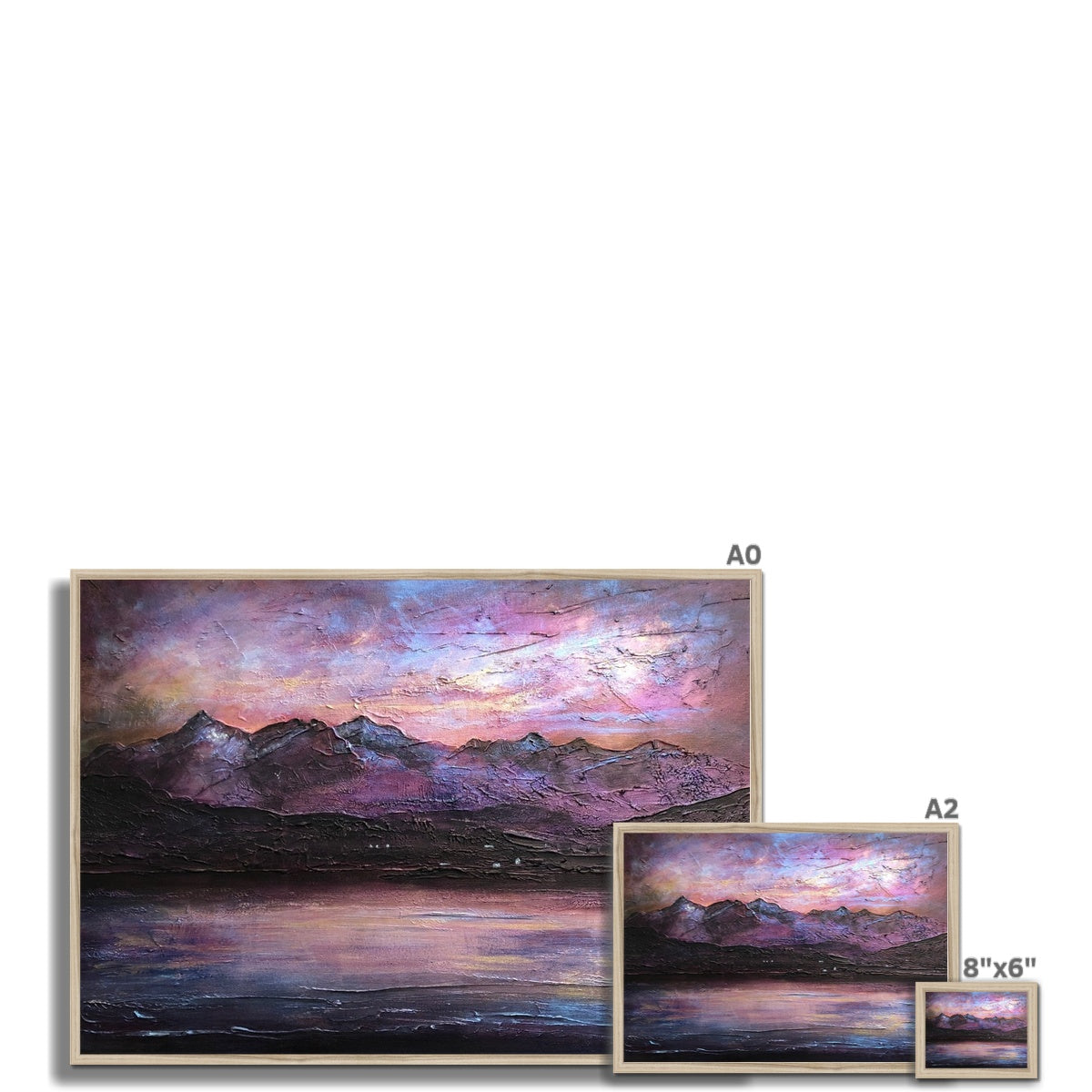 Last Skye Light Framed Print