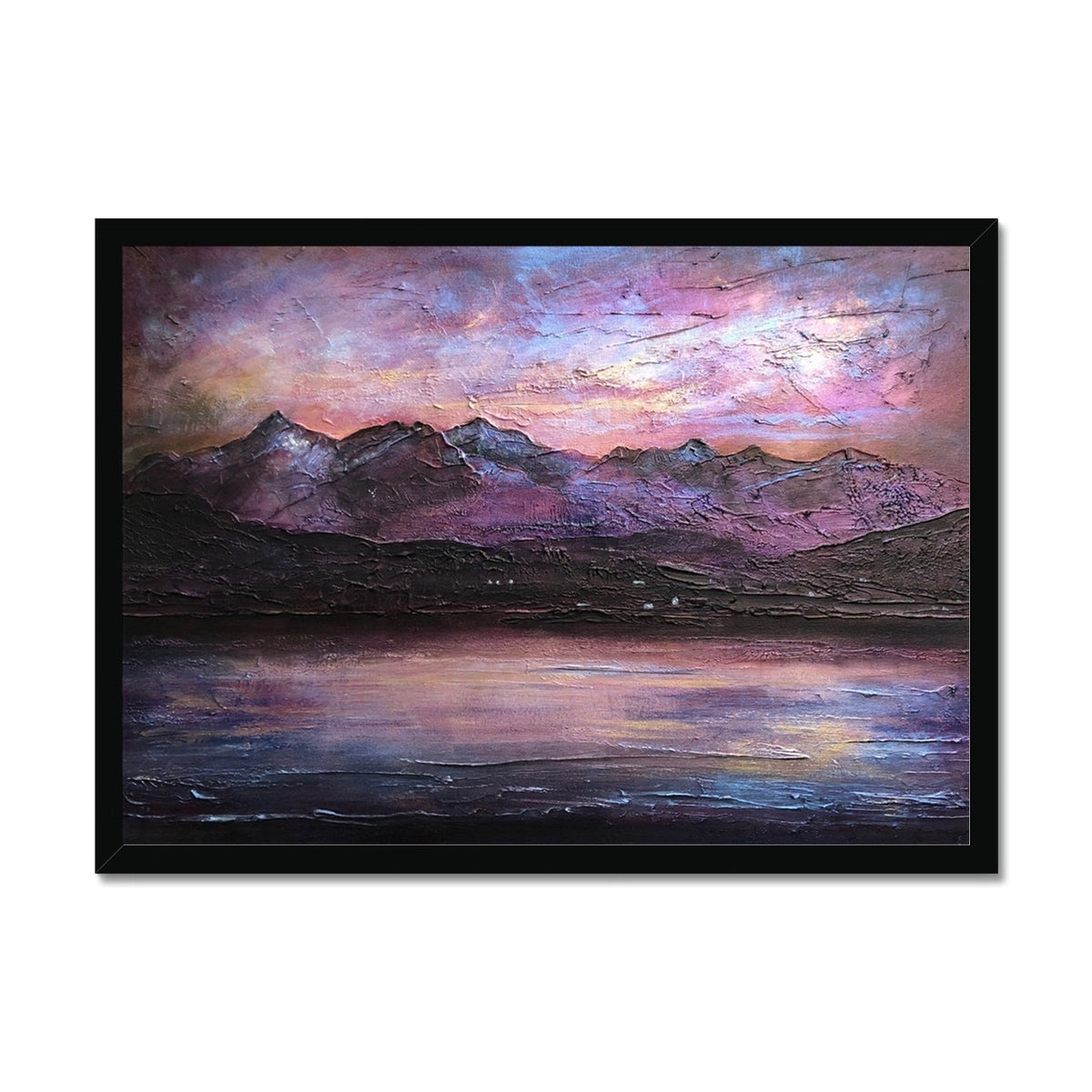 Last Skye Light Framed Print