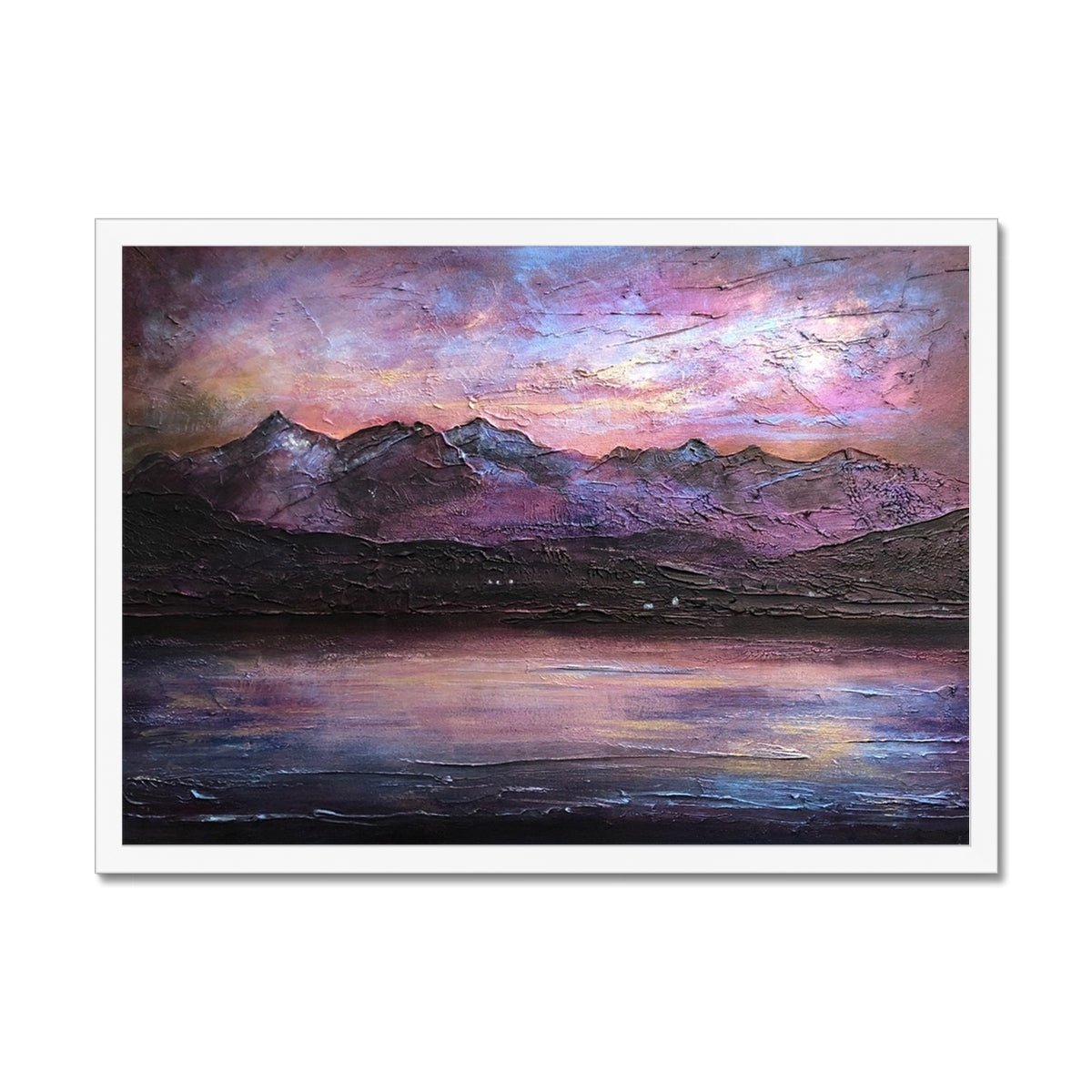 Last Skye Light Painting | Framed Prints From Scotland