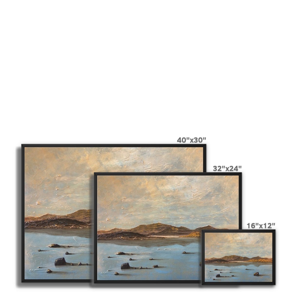 Loch Druidibeg South Uist Painting | Framed Canvas Prints From Scotland