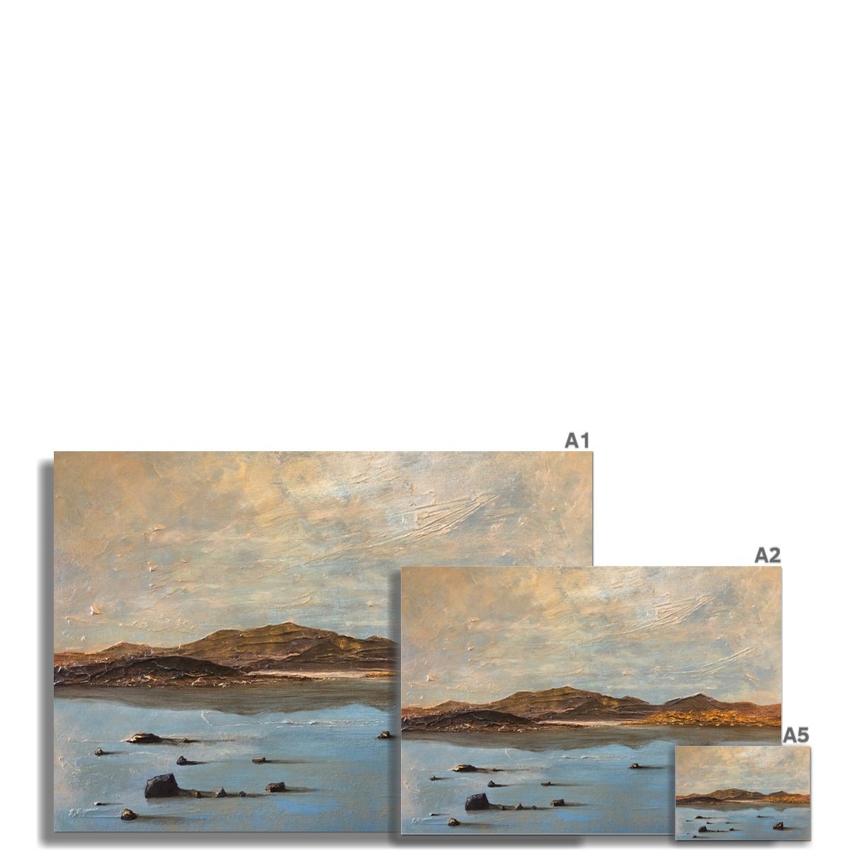 Loch Druidibeg South Uist Painting | Signed Art Prints From Scotland | By Scottish Artist Hunter