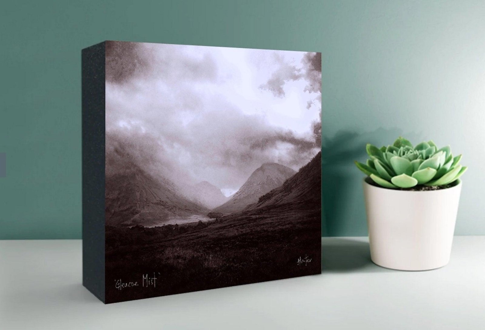 Loch Eck Wooden Art Block