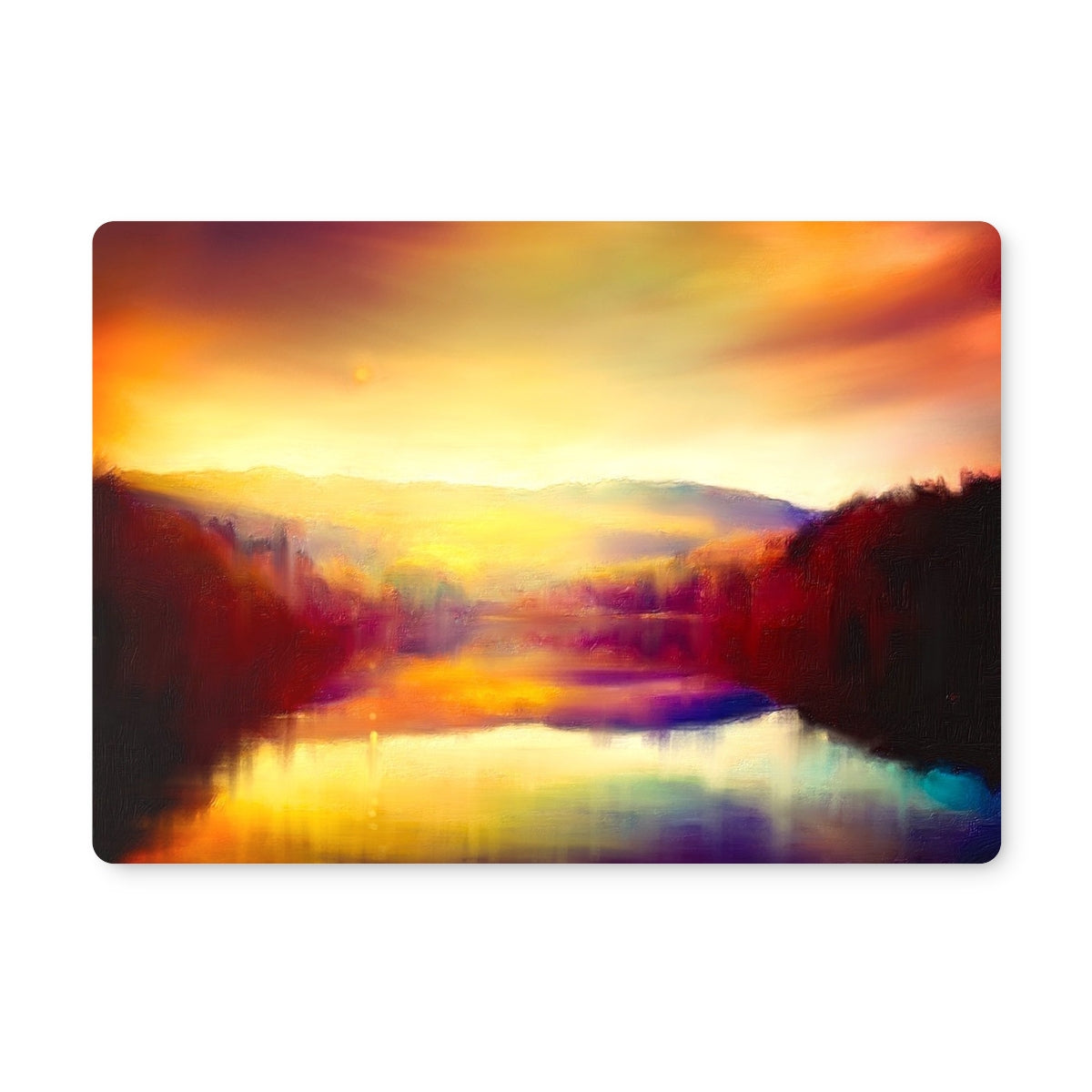 Loch Faskally Dusk Art Gifts Placemat