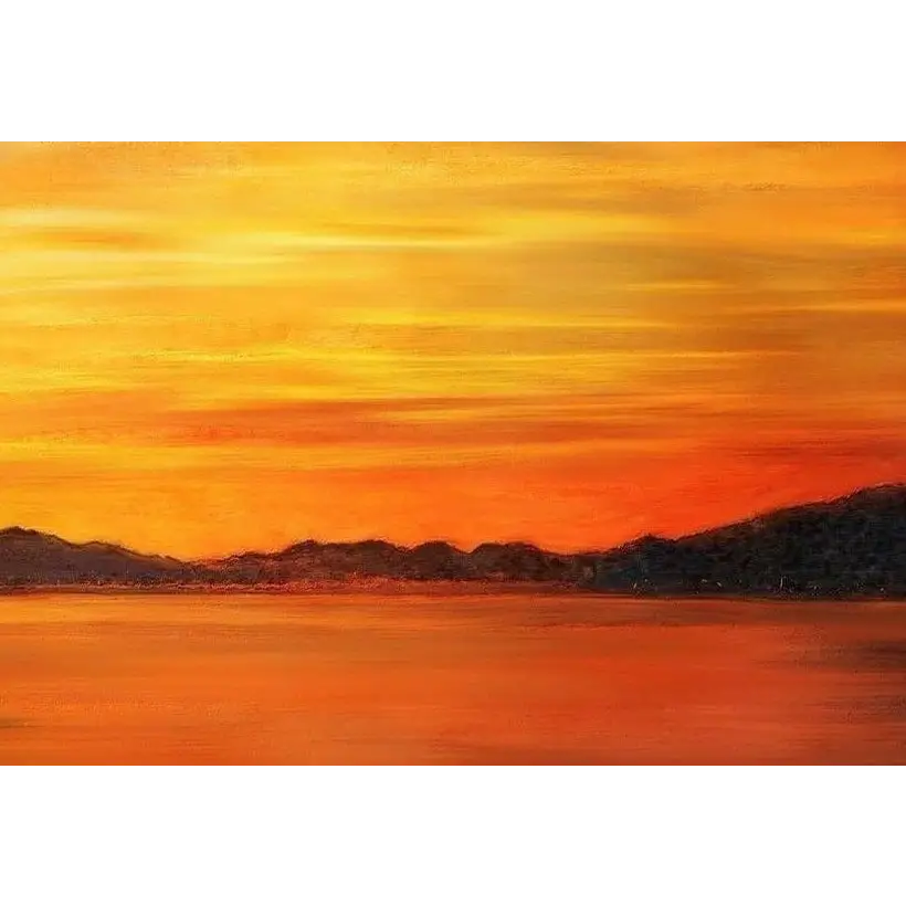 Loch Fyne Sunset - Scottish Art Prints - Lochs & Mountains Gallery Scotland