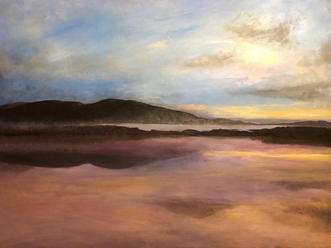 Loch Garten Misty Dawn Painting Fine Art Prints