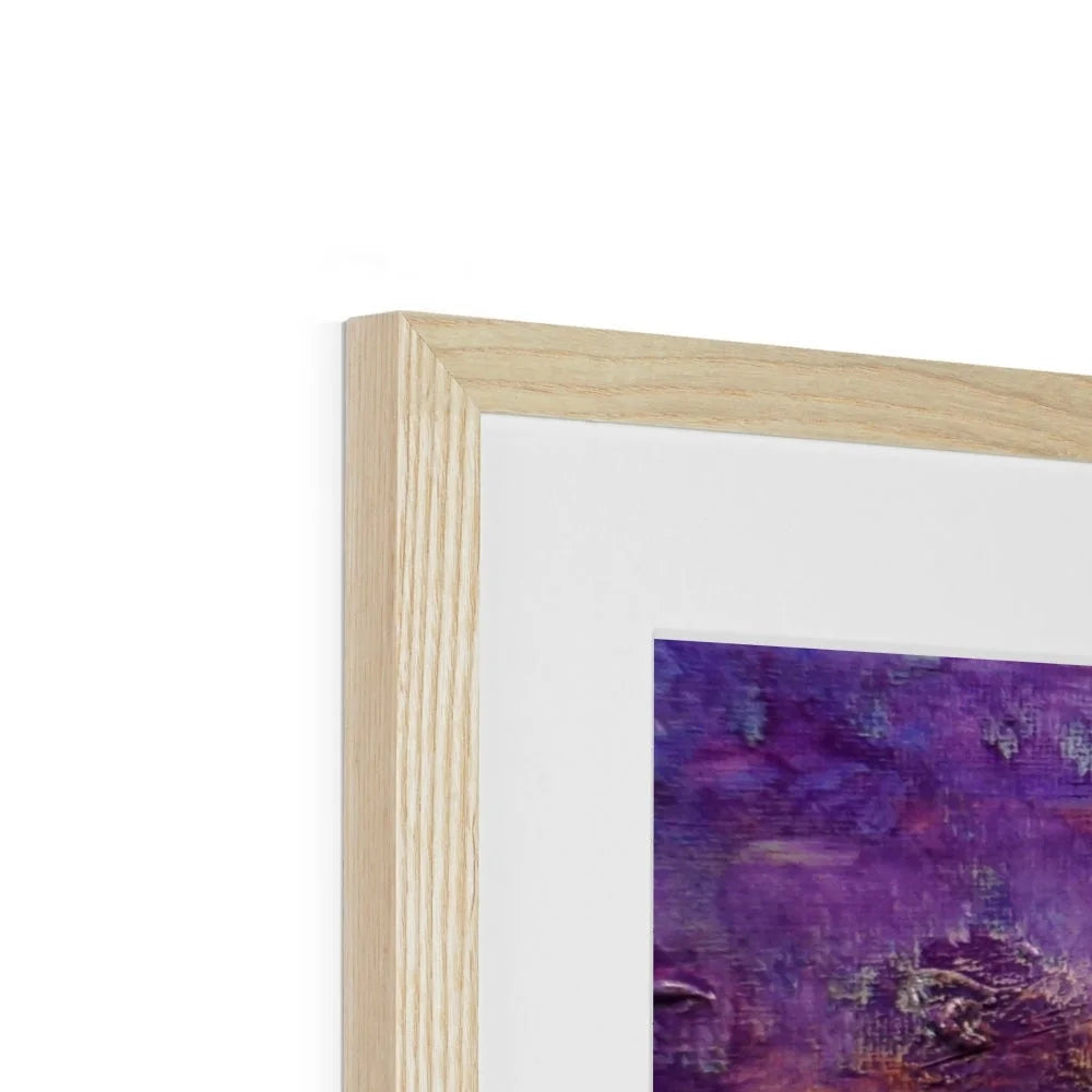 Loch Leven Sunset Framed & Mounted Print - Glencoe Art Gallery Scotland Worldwide Shipping Paintings | Prints | Gifts from by Scottish