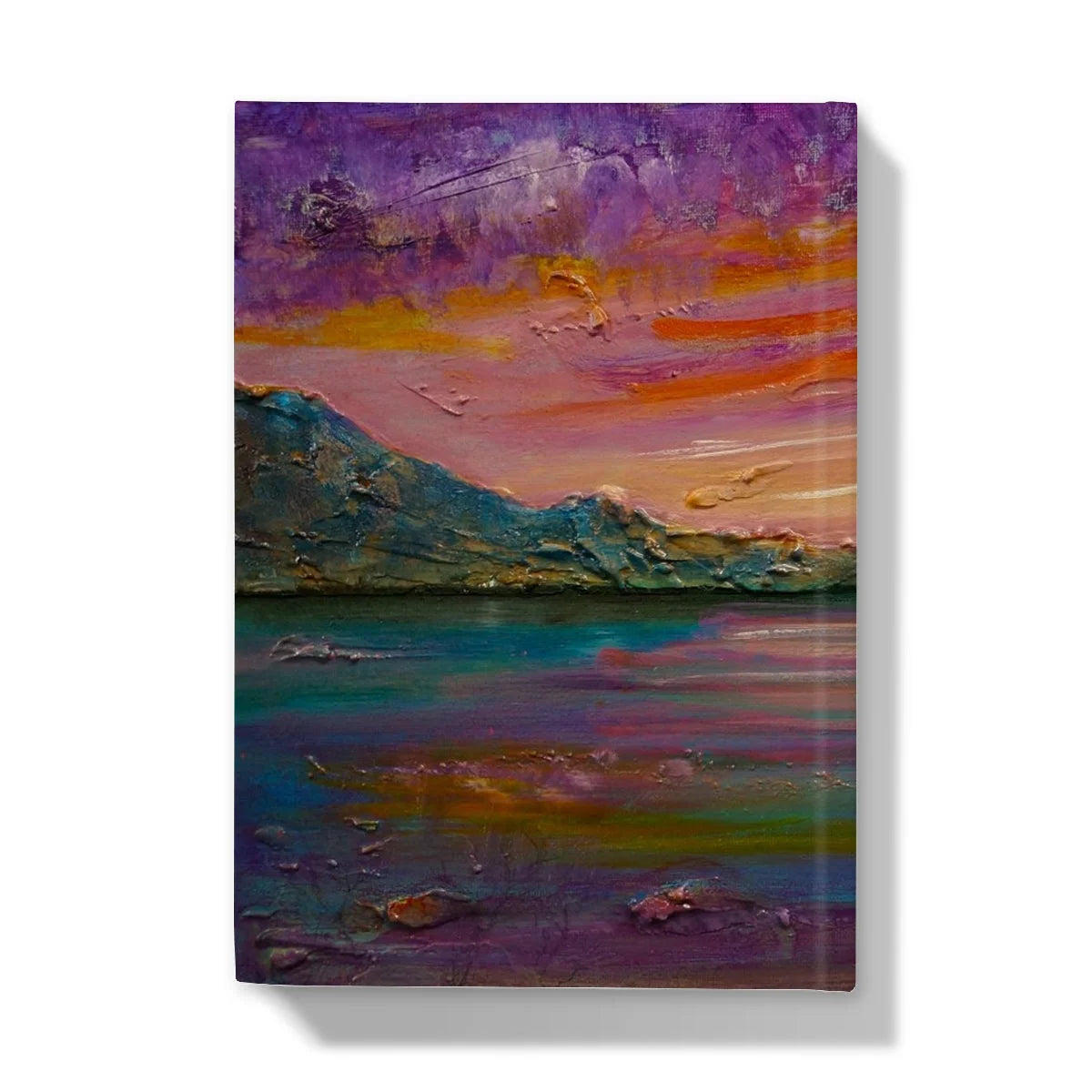 Loch Leven Sunset Hardback Journal - Glencoe Art Gallery Scotland Worldwide Shipping Paintings | Prints | Gifts