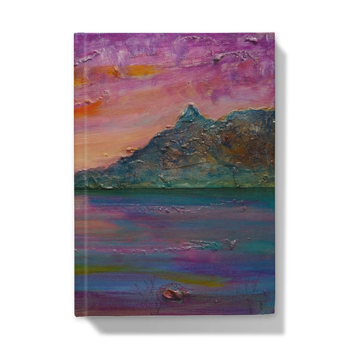 Loch Leven Sunset Hardback Journal - Glencoe Art Gallery Scotland Worldwide Shipping Paintings | Prints | Gifts