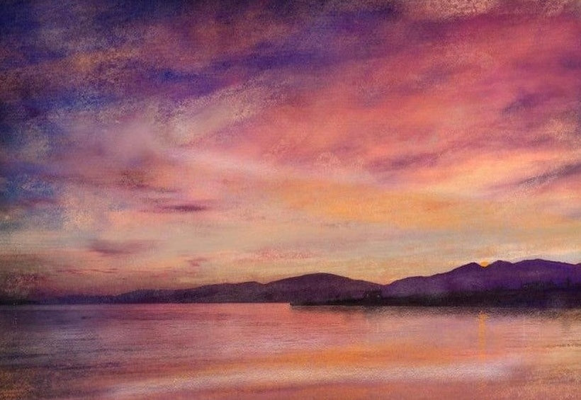 Loch Linnhe Dusk Scottish Landscape Painting