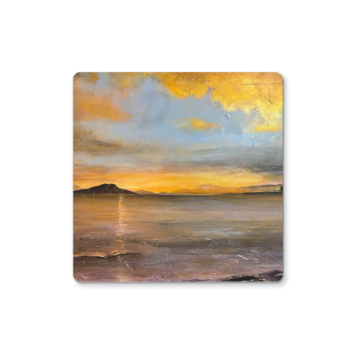 Loch Linnhe Sunset | Scottish Art Gifts | Coaster