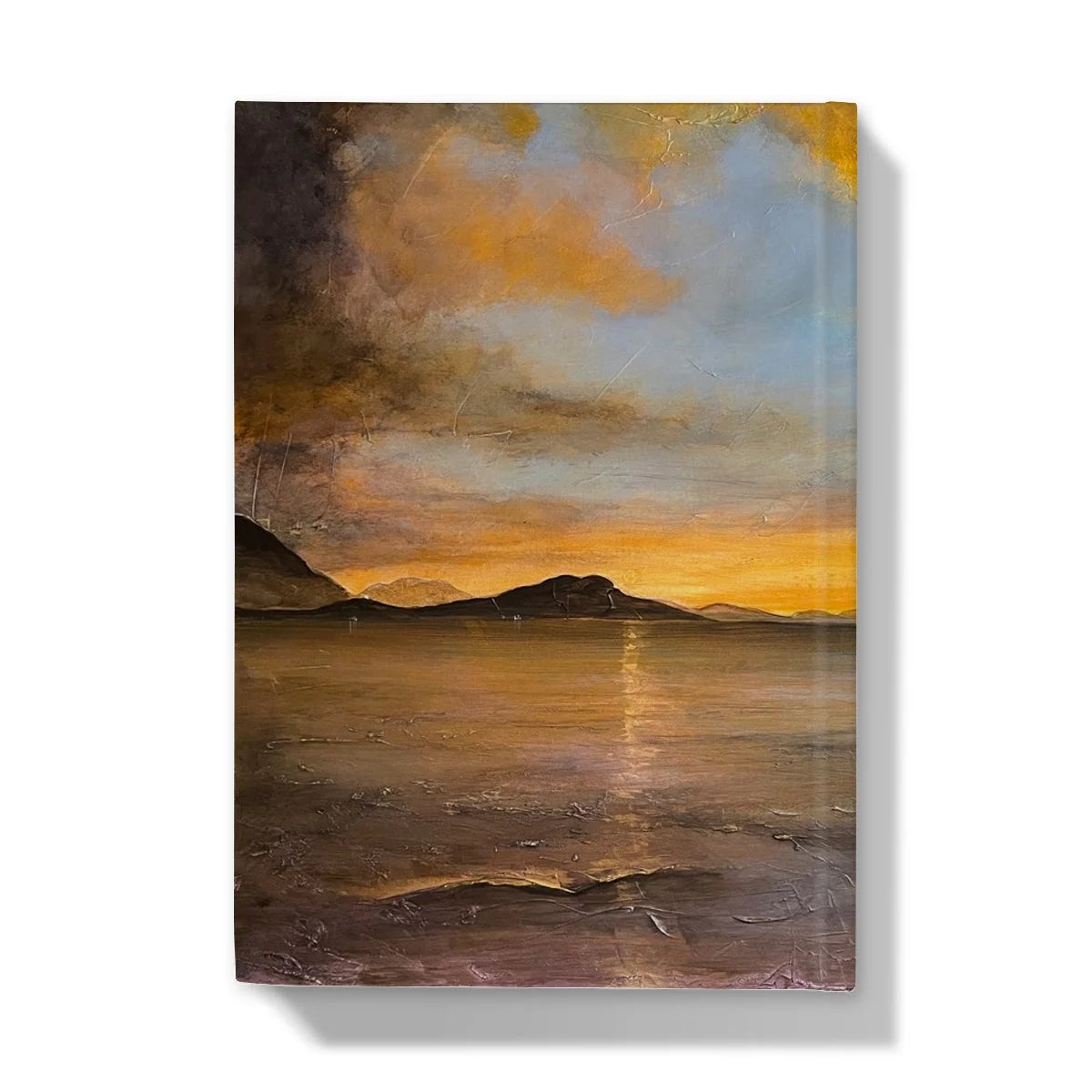 Loch Linnhe Sunset Hardback Journal - Lochs & Mountains Art Gallery Scotland Worldwide Shipping Scottish Prints and Glencoe Landscape