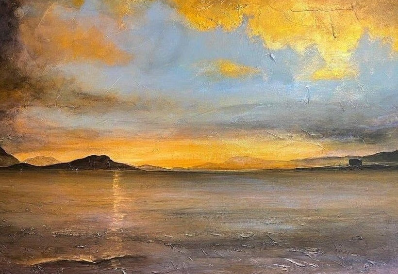 Loch Linnhe Sunset Scottish Landscape Painting