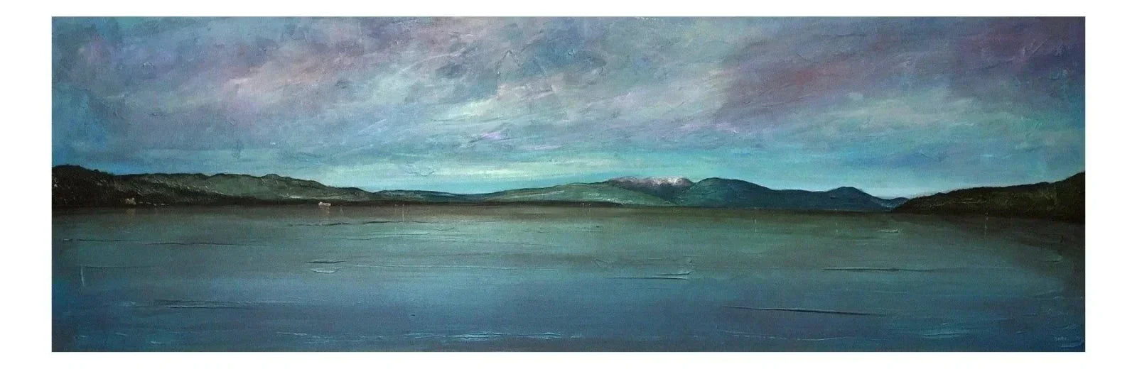 Loch Lomond from Balloch Castle Original Panoramic Painting - Scottish Artist Historic & Iconic Art Gallery Scotland