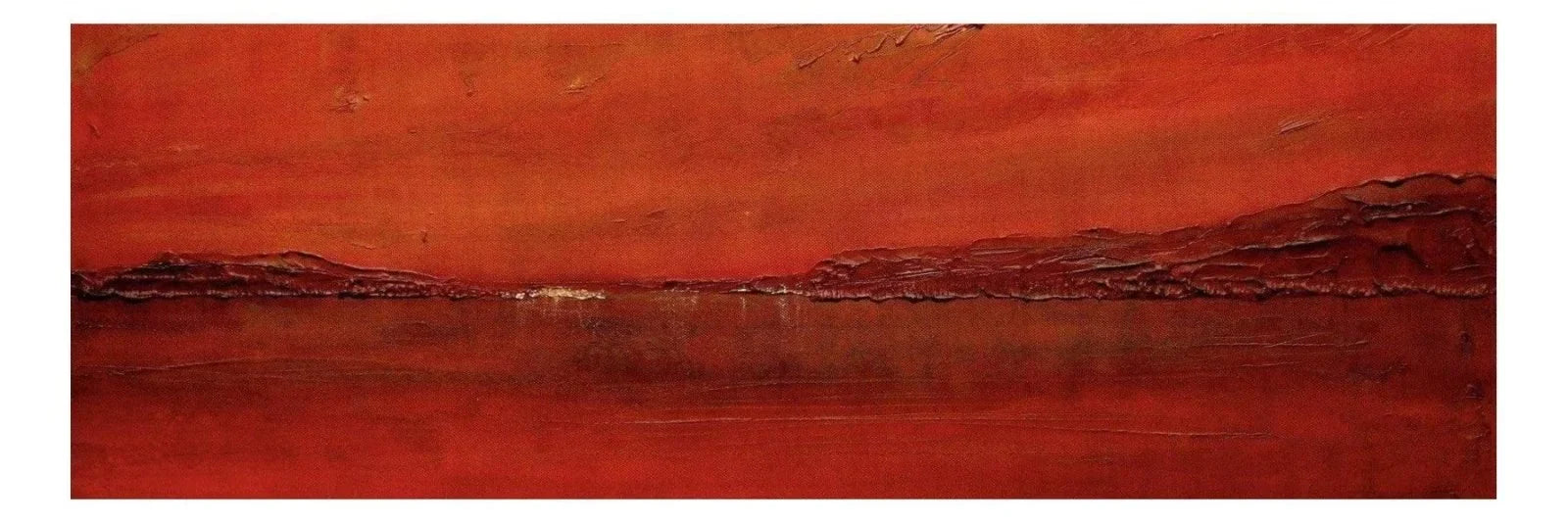Loch Lomond Sunset Panoramic Prints Temp - Commission Scottish Artist Lochs & Mountains Art Gallery Scotland