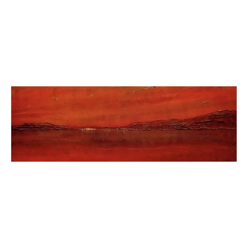 Loch Lomond Sunset - Scottish Panoramic Art - Lochs & Mountains Gallery Scotland