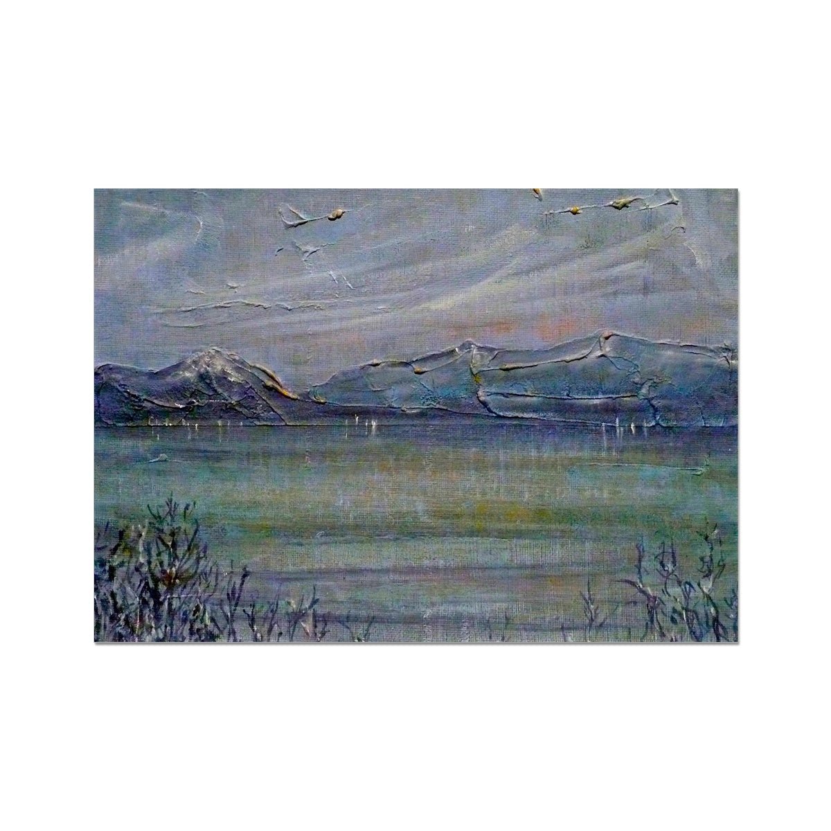 Loch Morlich Moonlight Painting | Fine Art Prints From Scotland