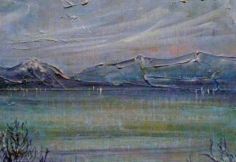 Loch Morlich Moonlight Scottish Landscape Painting