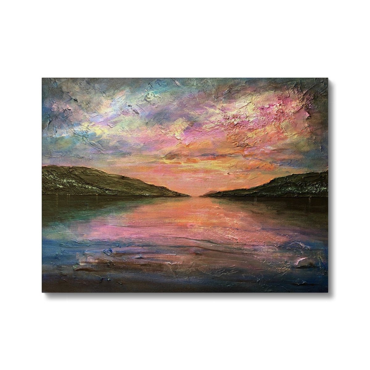 Loch Ness Dawn Painting | Canvas Prints From Scotland