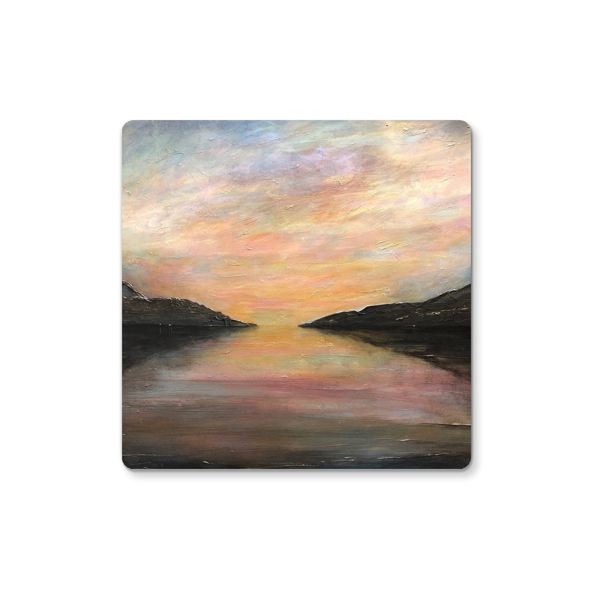 Loch Ness Glow Art Gifts Coaster