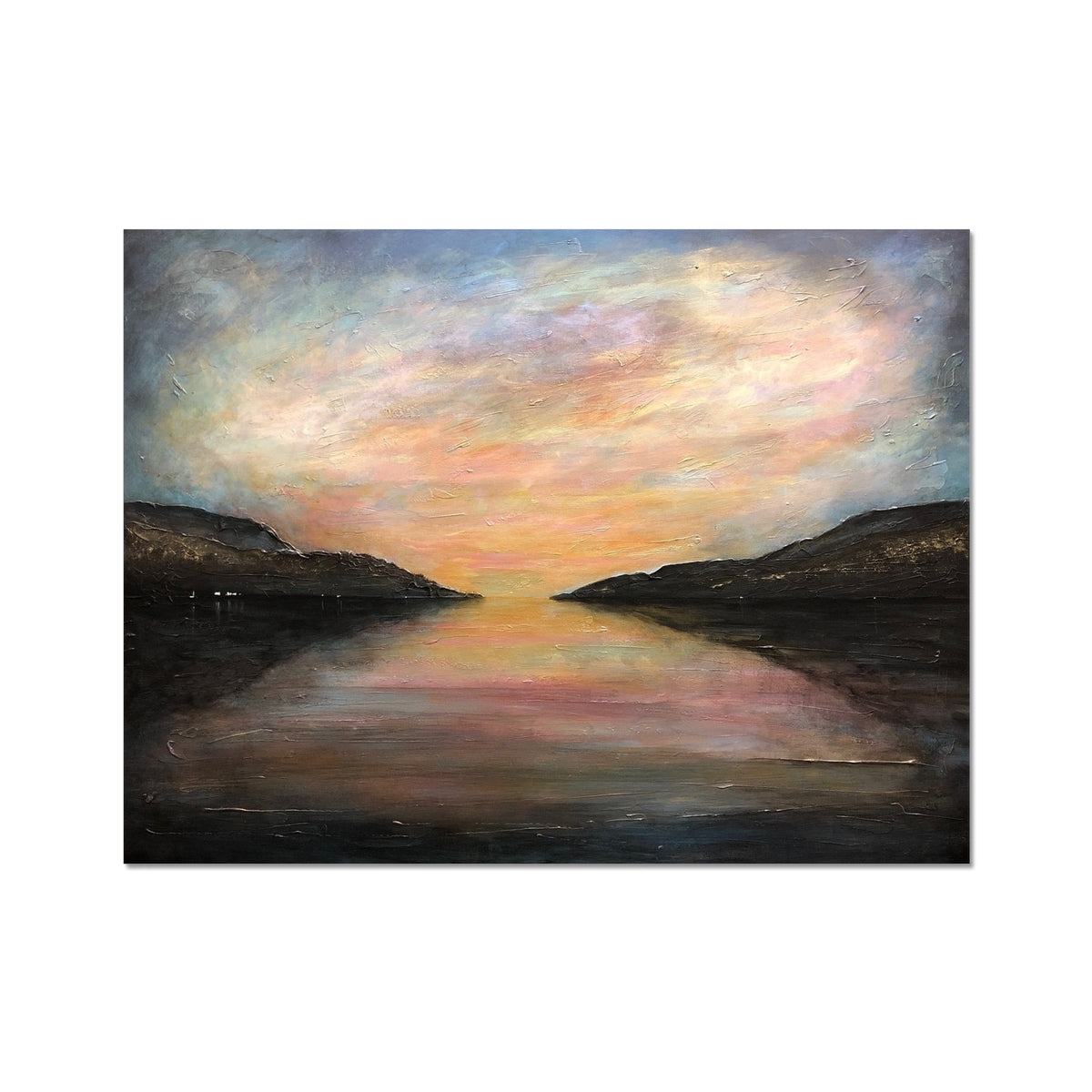 Loch Ness Glow Scotland Signed Art Print