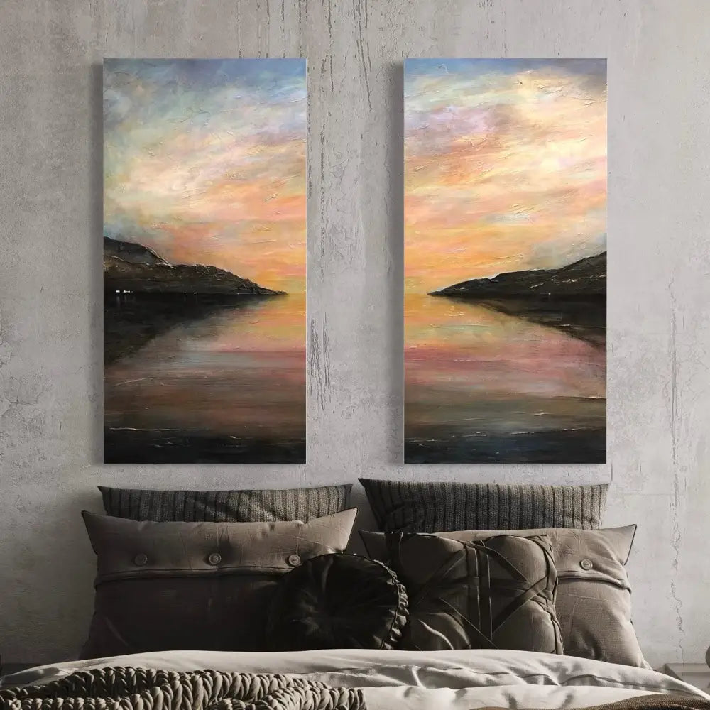 Loch Ness Glow - Scottish Statement Interior Wall Art - Lochs & Mountains Gallery Scotland