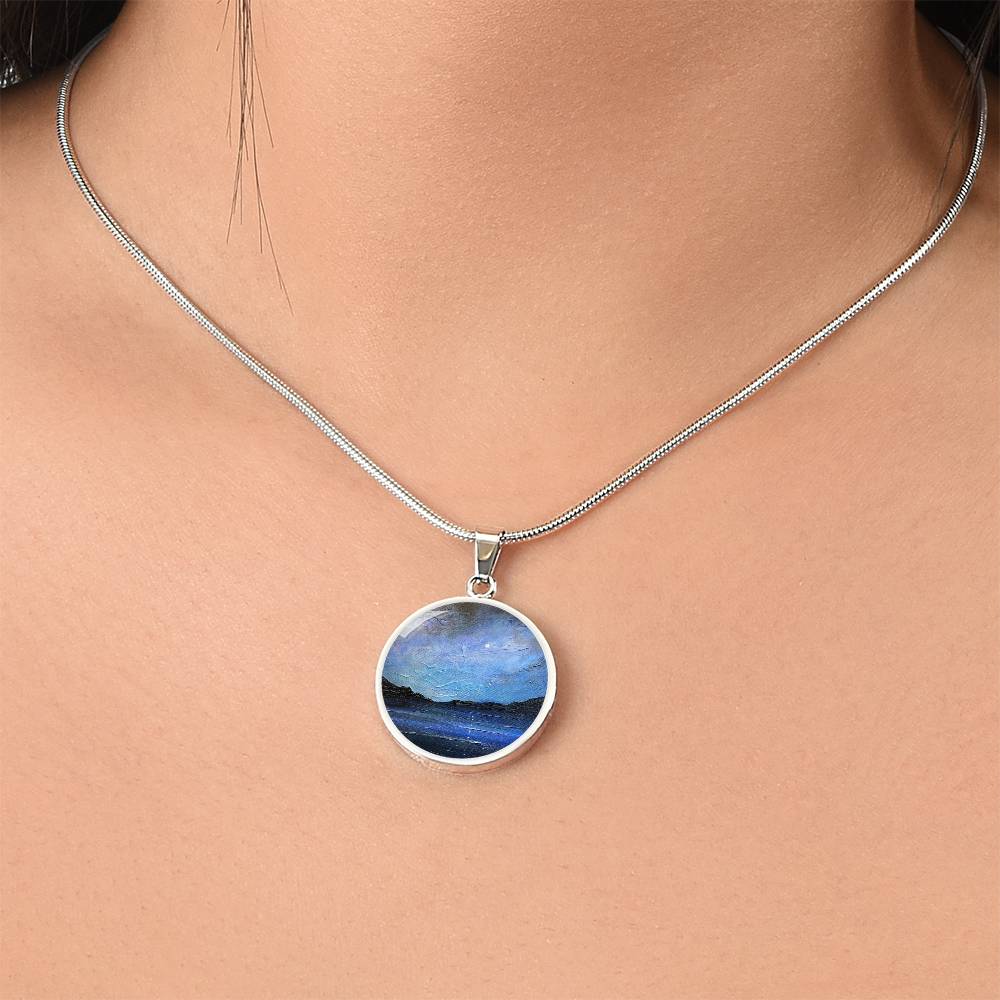 Loch Ness Moonlight | Scottish Art Jewellery | Luxury Necklace