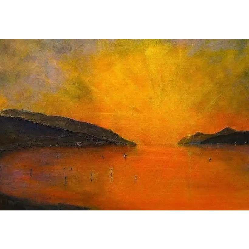 Loch Ness Sunset - Scottish Art Prints - Lochs & Mountains Gallery Scotland