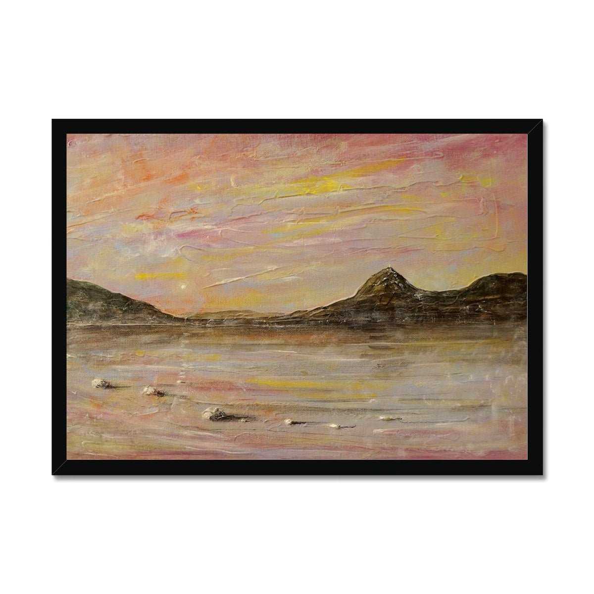 Loch Rannoch Dawn Painting | Framed Prints From Scotland