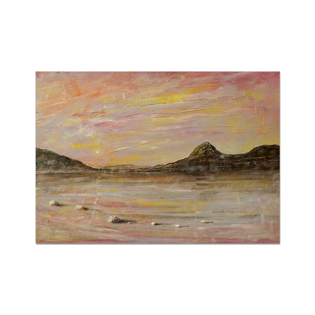 Loch Rannoch Dawn Painting Scotland | Signed Scottish Fine Art Prints