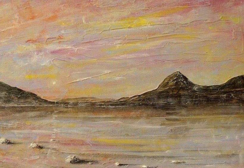 Loch Rannoch Dawn Scottish Landscape Painting