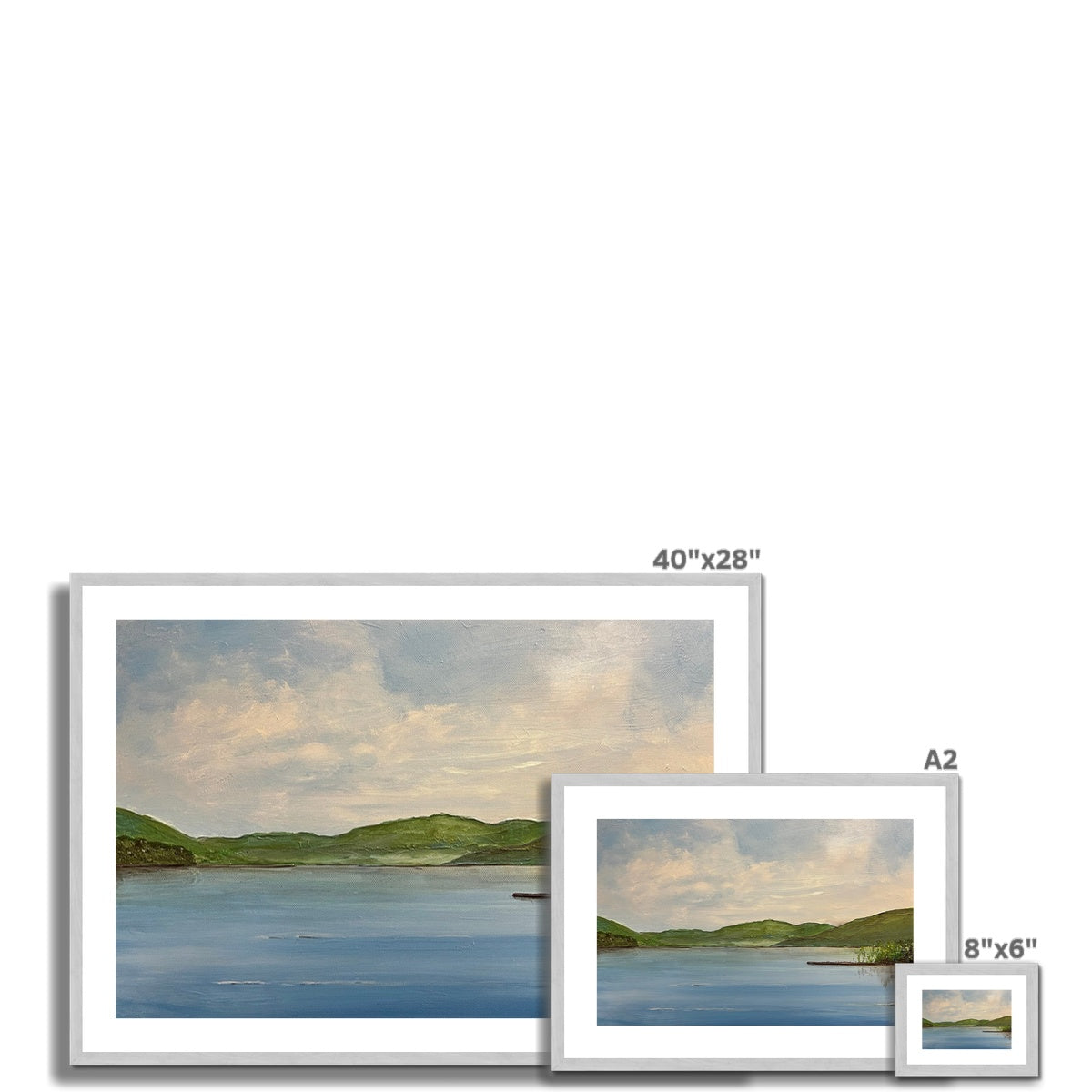 Loch Tay ii Painting | Antique Framed & Mounted Prints From Scotland