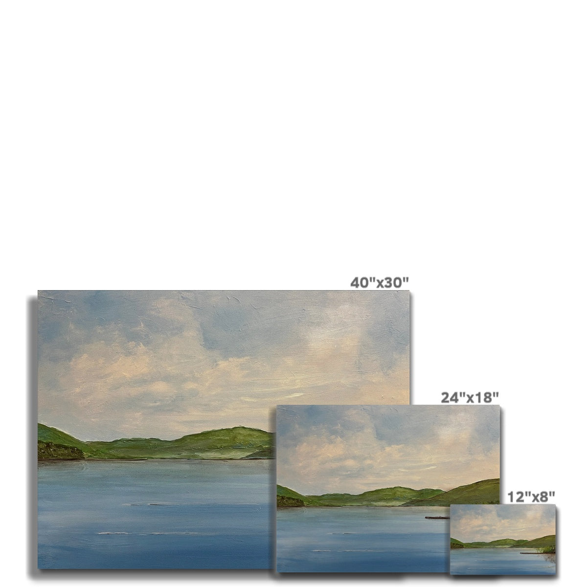 Loch Tay ii Painting | Canvas Prints From Scotland