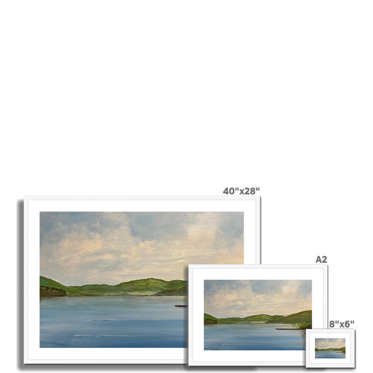 Loch Tay ii Painting | Framed & Mounted Prints From Scotland