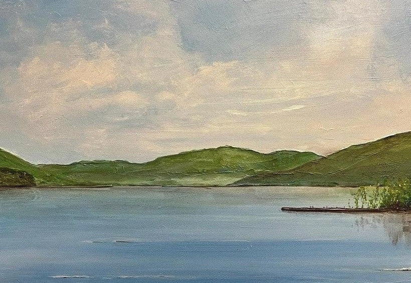 Loch Tay ii Scottish Landscape Painting