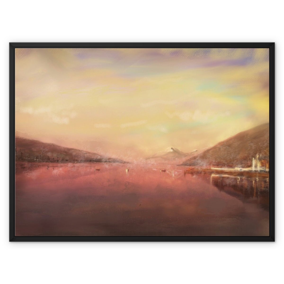 Loch Tay Painting | Framed Canvas Prints From Scotland