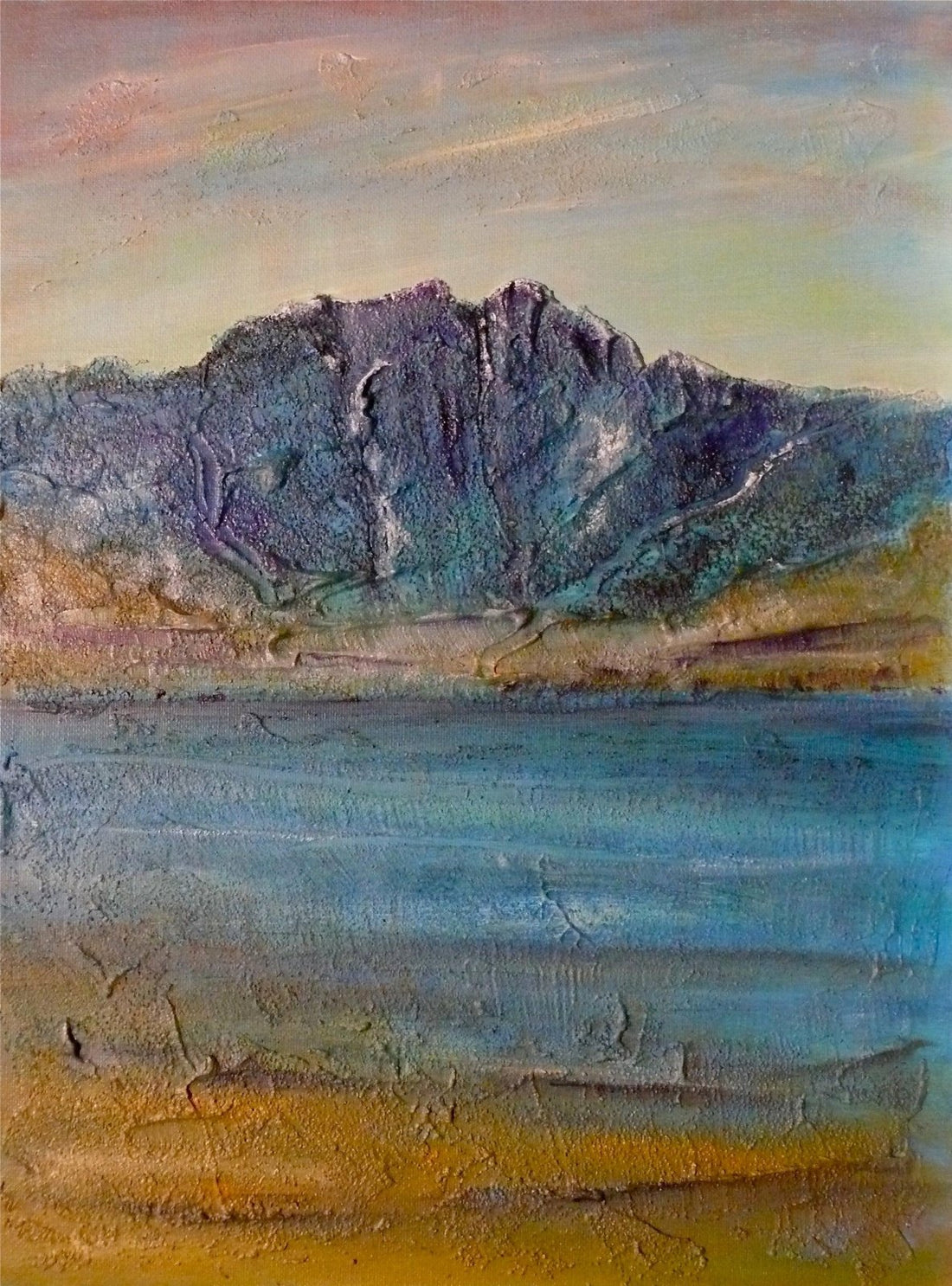 Loch Torridon ii Painting Fine Art Prints | An Artwork from Scotland by Scottish Artist Hunter