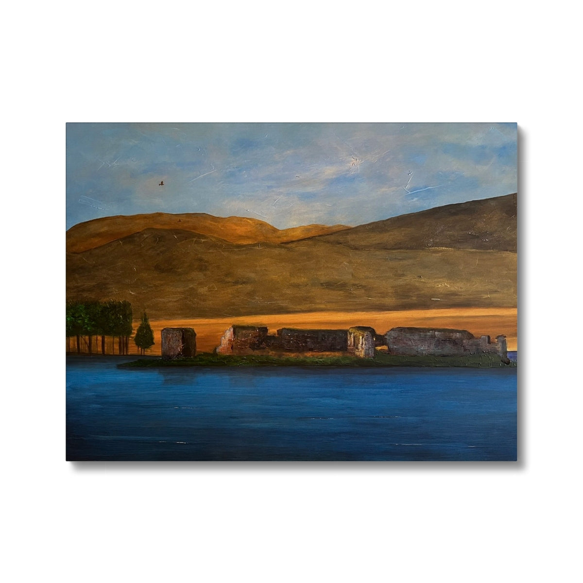 Lochindorb Castle Painting | Canvas Prints From Scotland