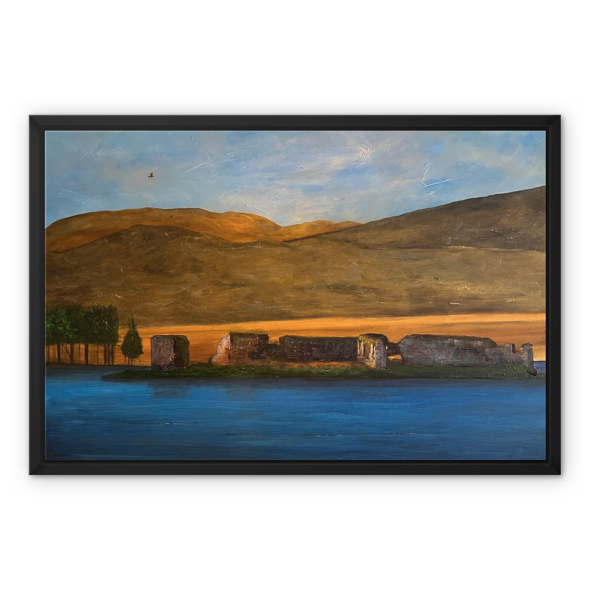 Lochindorb Castle Painting | Framed Canvas Prints From Scotland