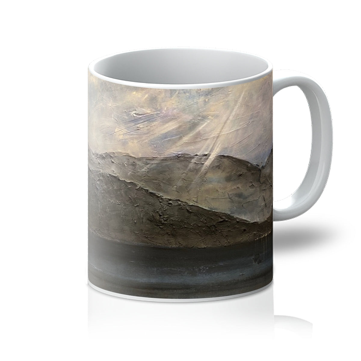 Lochranza Moonlit Ferry Arran Art Gifts Mug