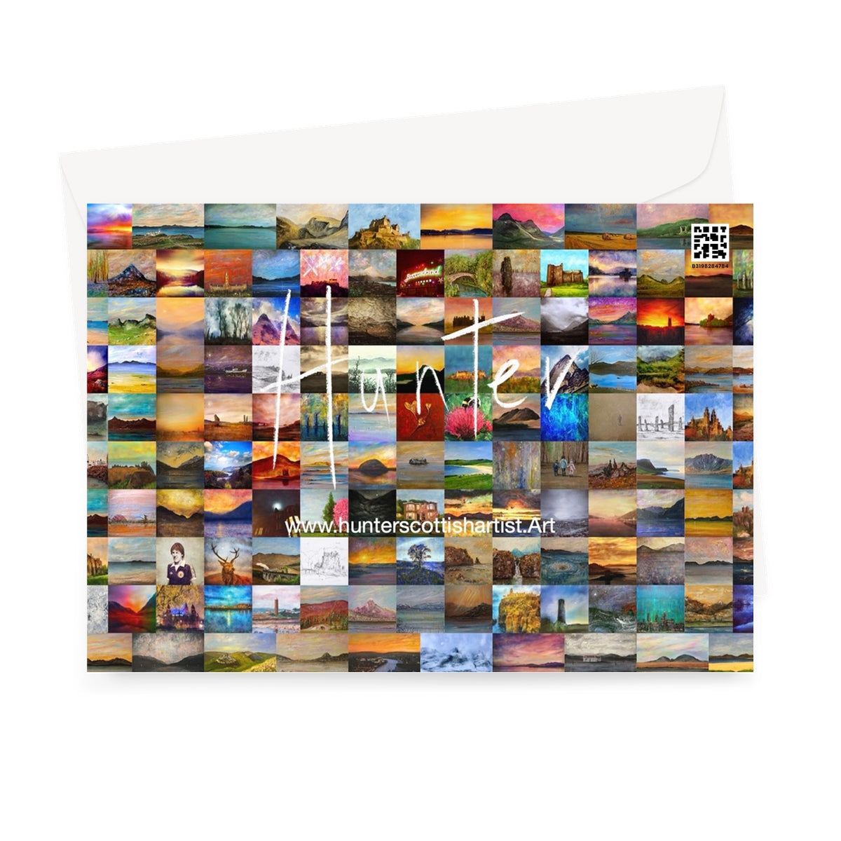 Looking From Dunoon Scottish Art Gifts Greeting Card