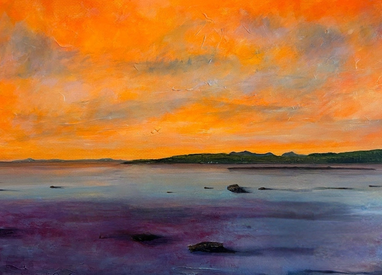 Looking From Largs Scottish Landscape Painting