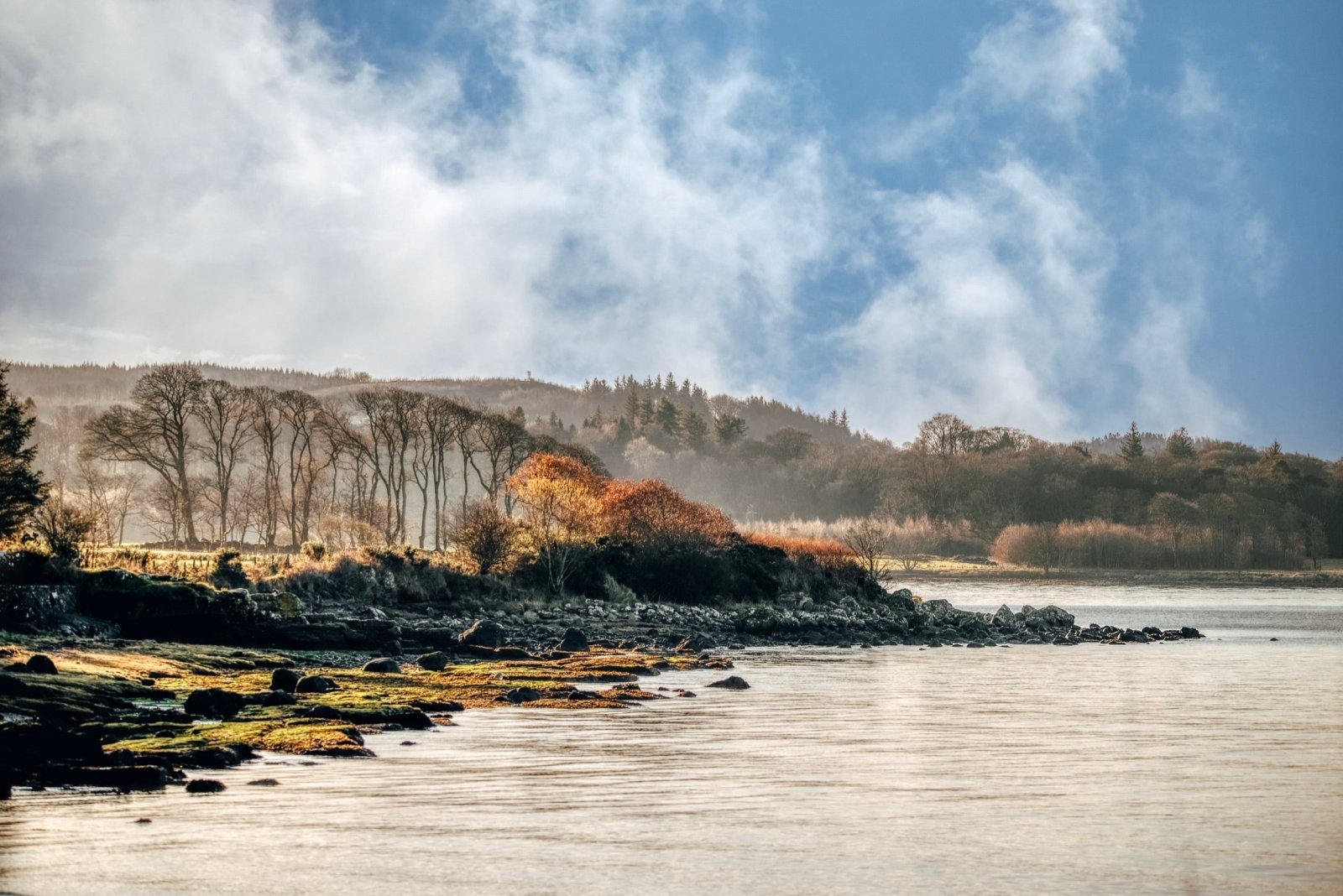 Lunderston Bay-Scottish Landscape Photography-River Clyde Art Gallery-Paintings, Prints, Homeware, Art Gifts From Scotland By Scottish Artist Kevin Hunter