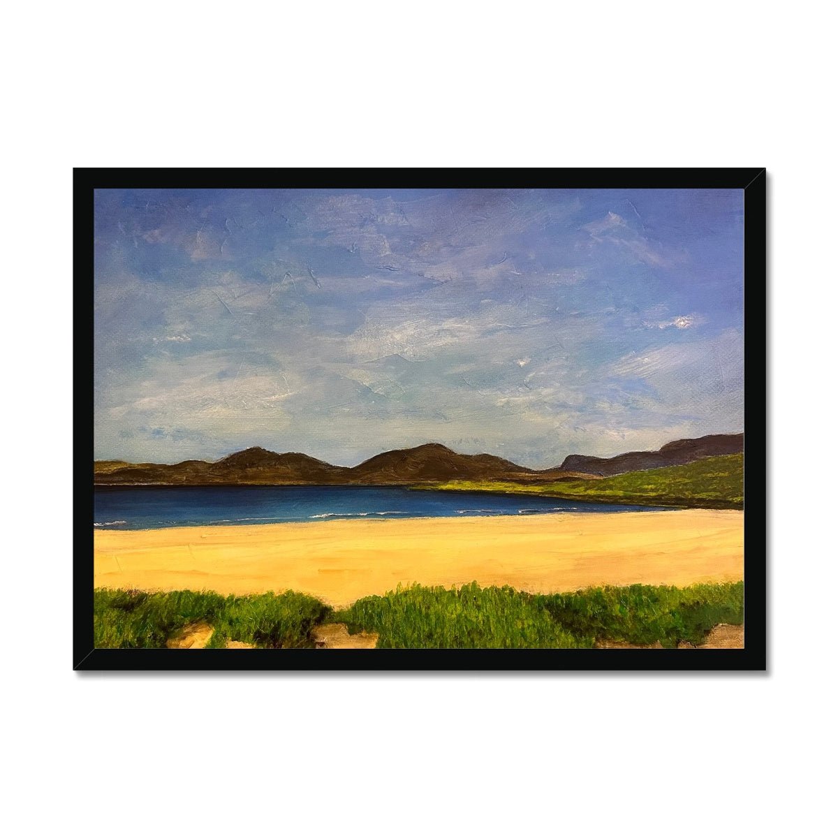 Luskentyre Beach Harris Painting | Framed Prints From Scotland