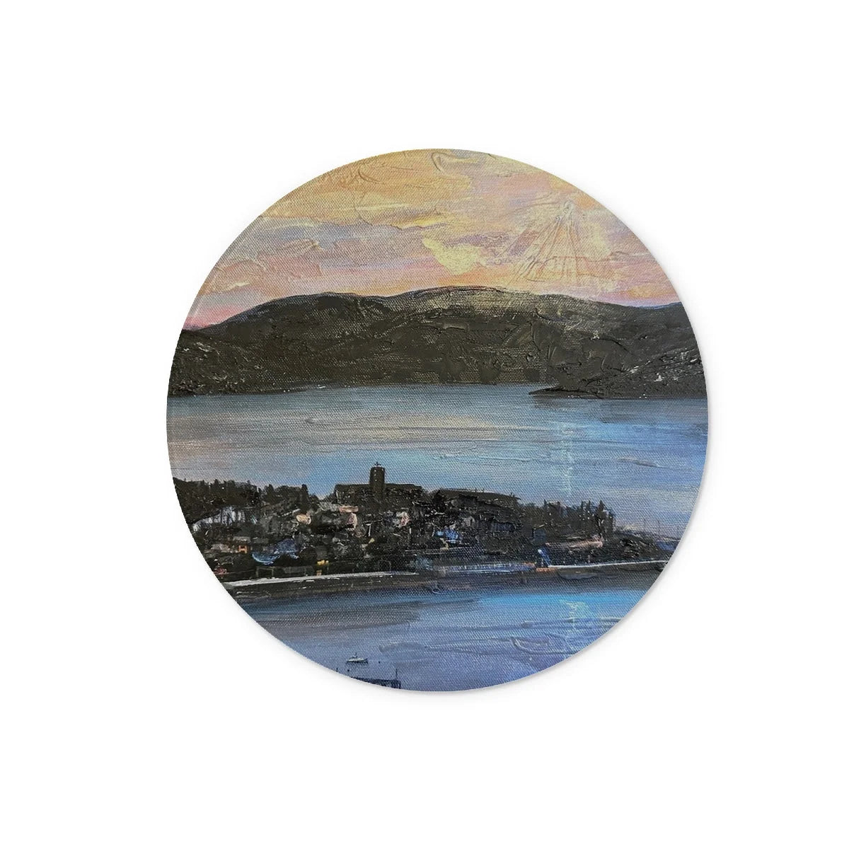 From Lyle Hill Glass Chopping Board - River Clyde Art Gallery Scotland Worldwide Shipping Scottish Prints