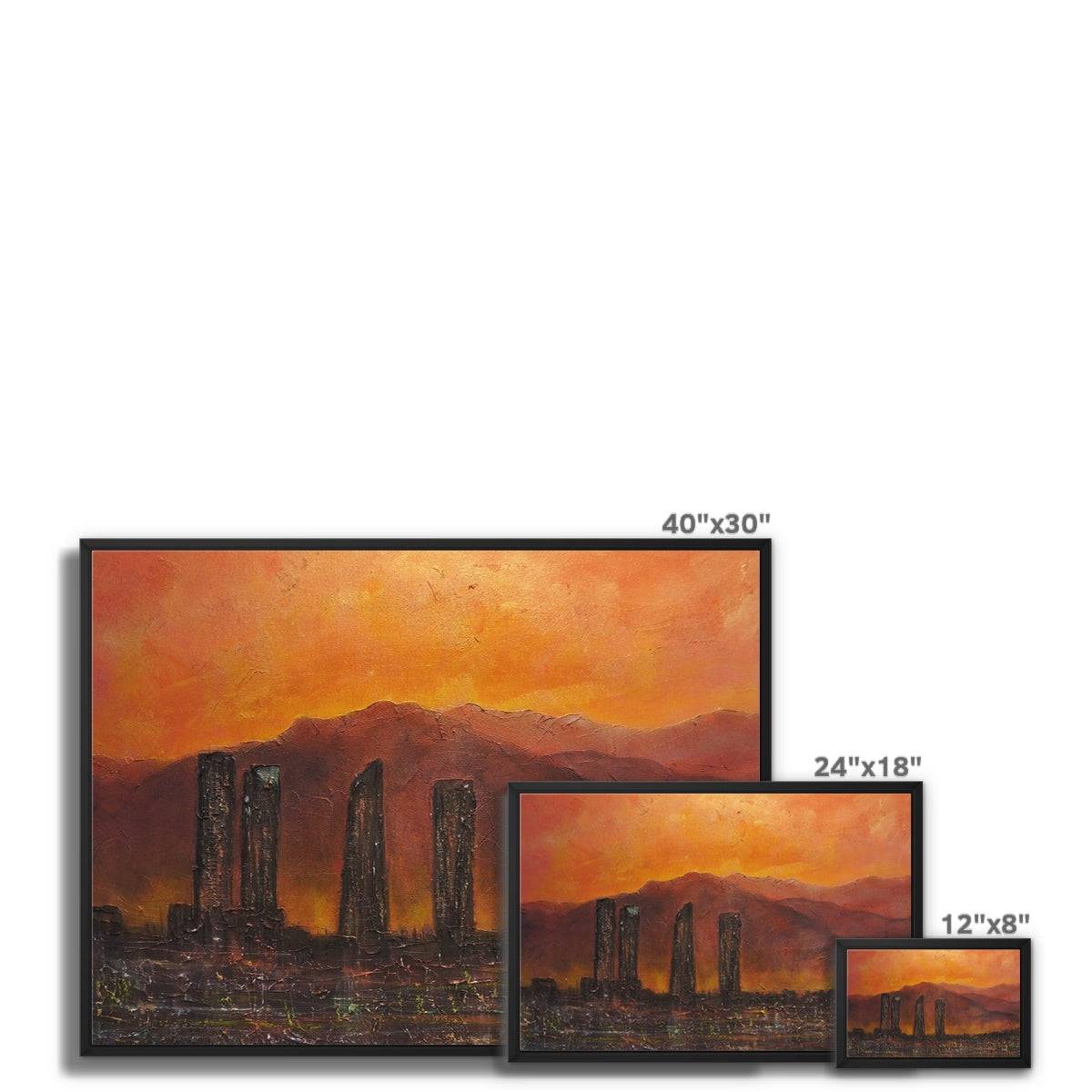 Madrid Dusk Painting | Framed Canvas Prints From Scotland