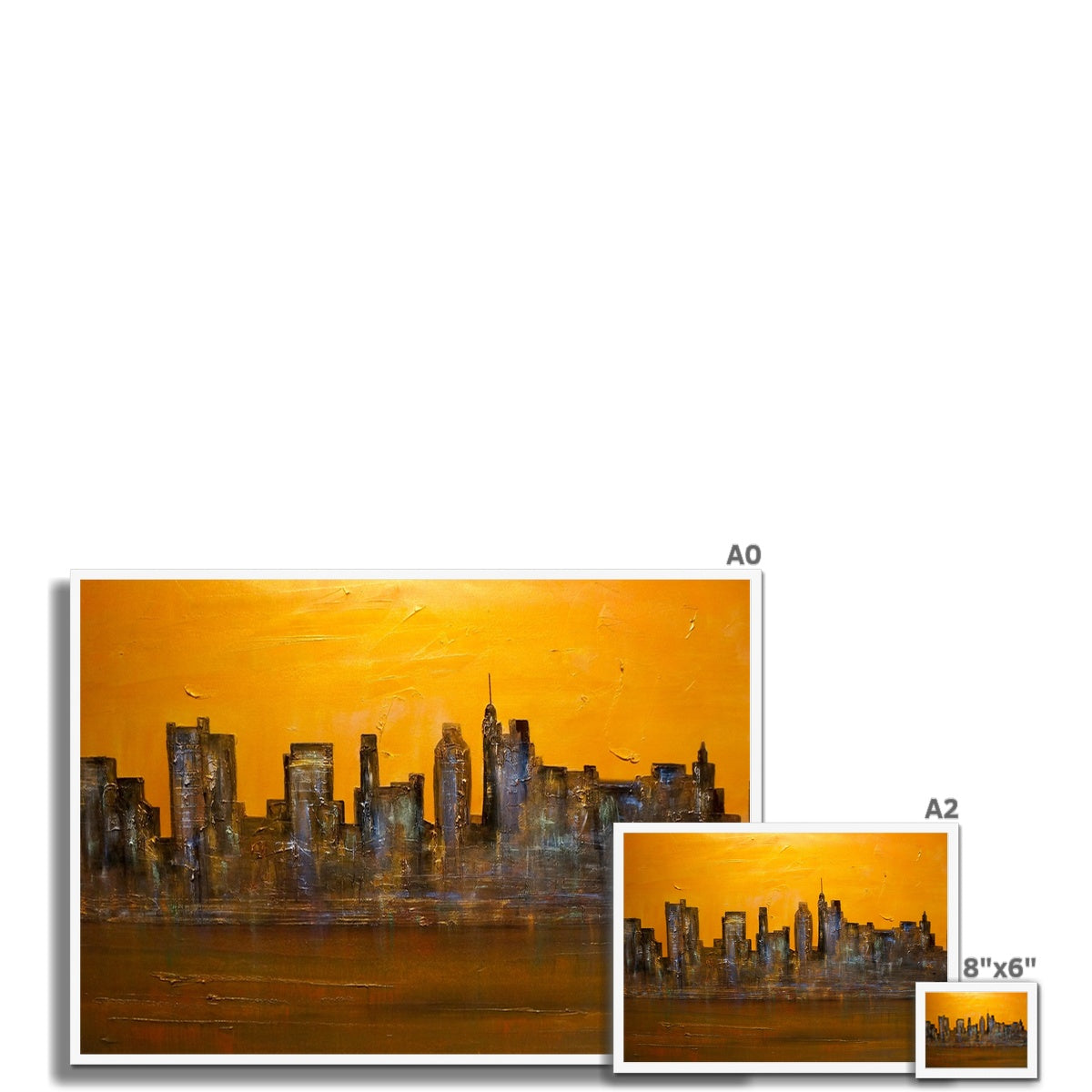 Manhattan Heat Painting | Framed Prints From Scotland