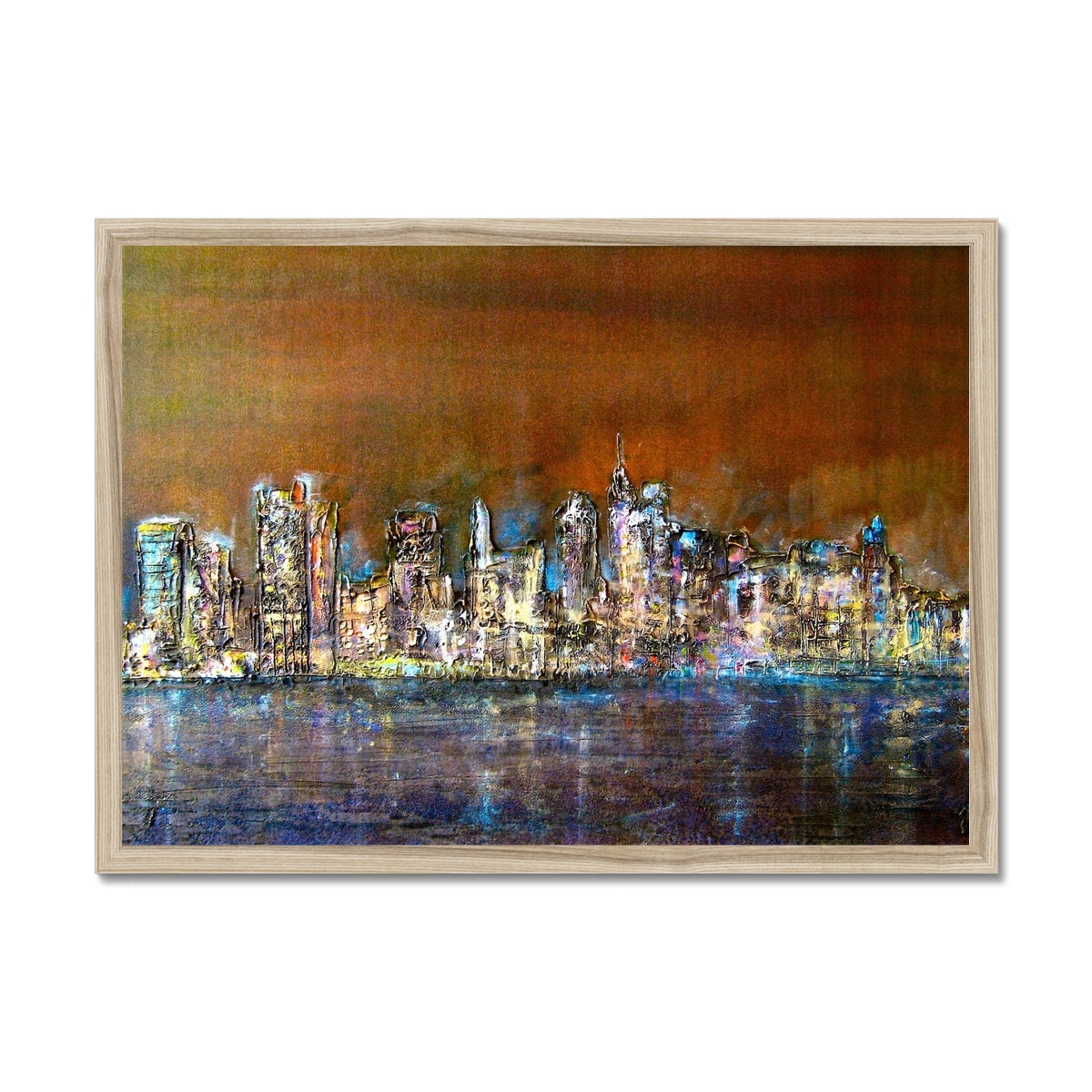 Manhattan Nights Painting | Framed Prints From Scotland