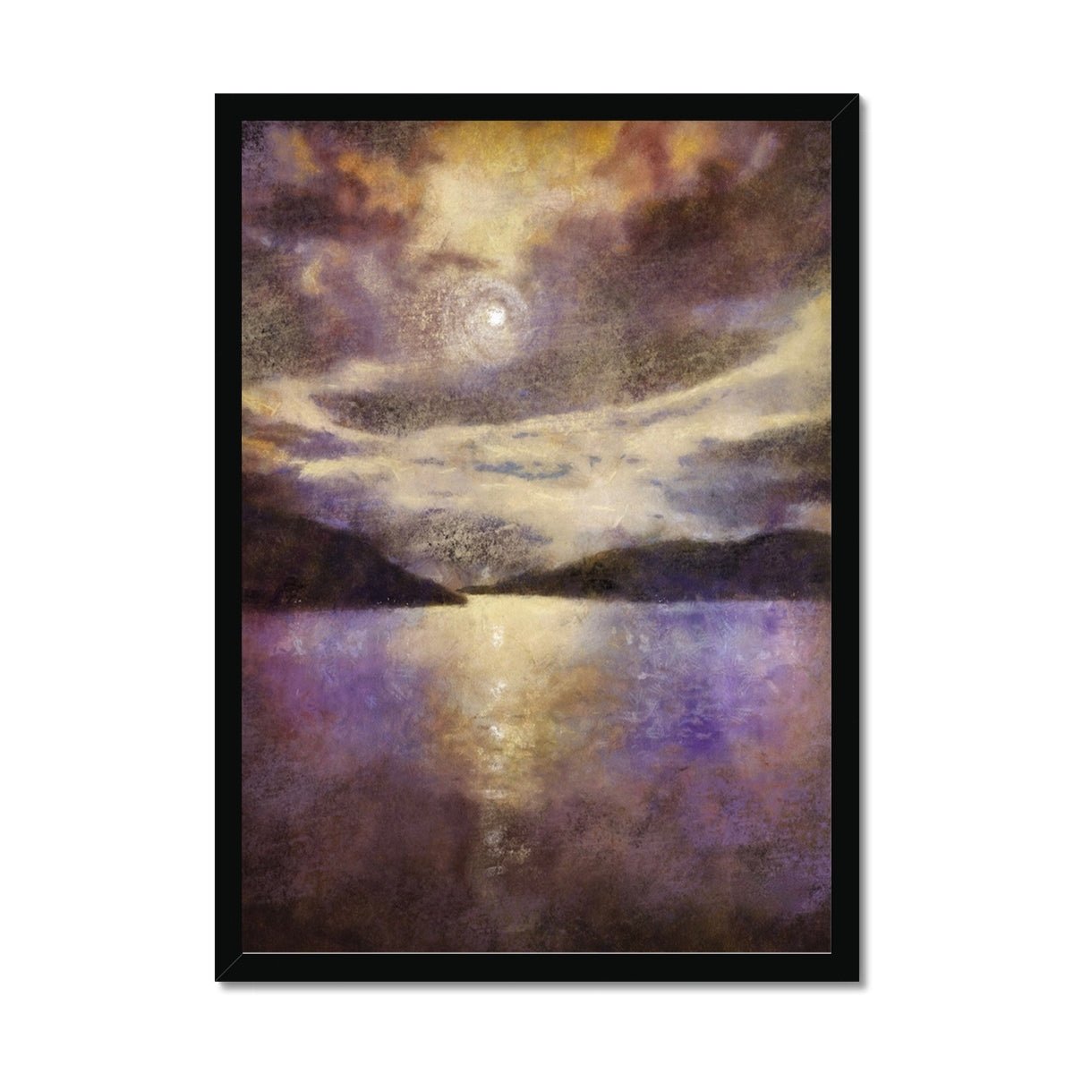 Moonlight Meets Lewis & Harris Painting | Framed Prints From Scotland