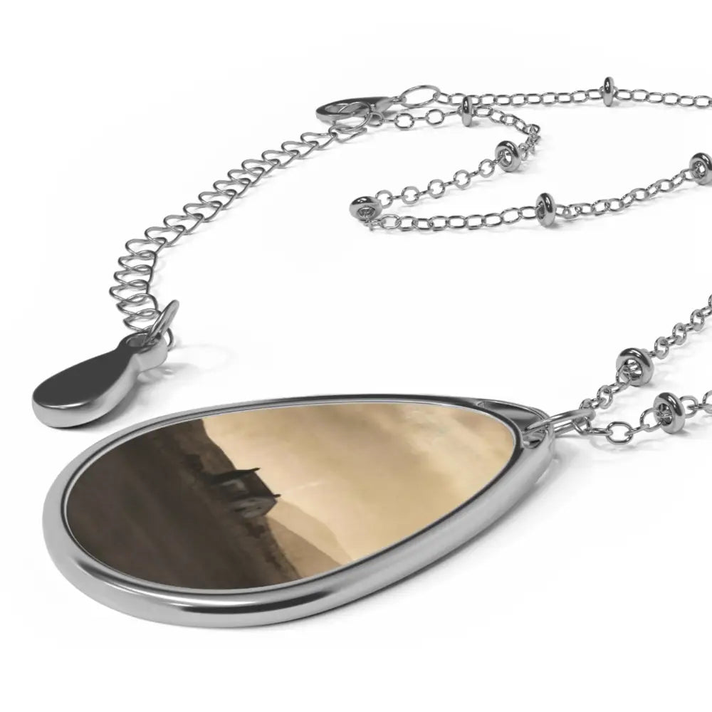Ellipse Pendant Moonlit Croft Art Necklace
