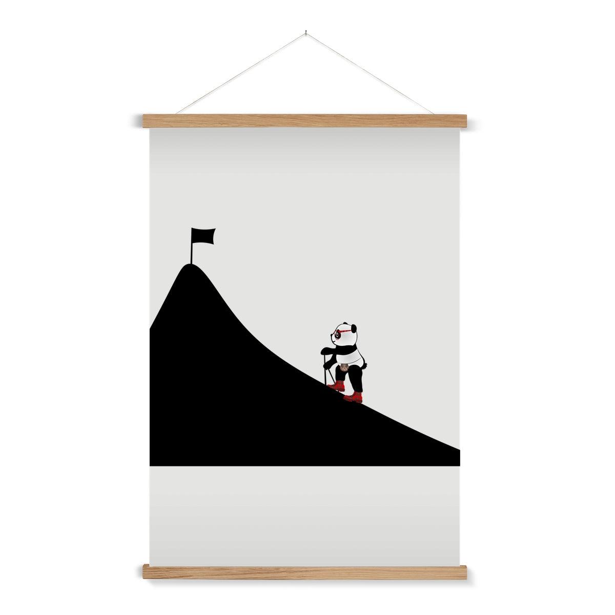 Munro Bagging | Panda Disco | Graphic Art Print with Hanger